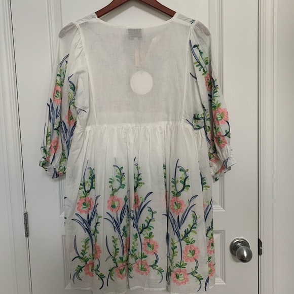 Hayden Los Angeles Tall Floral 3/4 Sleeve Dress - Picture 2 of 4